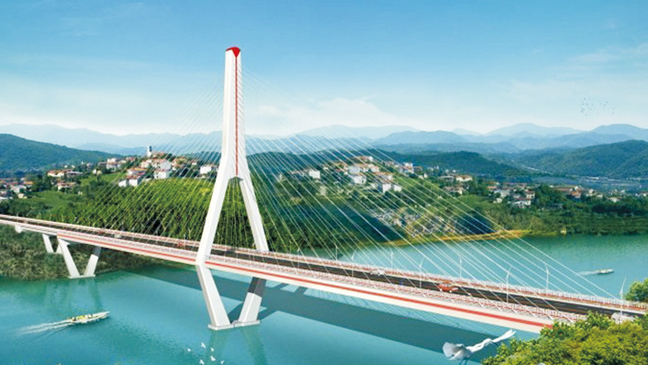 貴州省思南烏江三橋